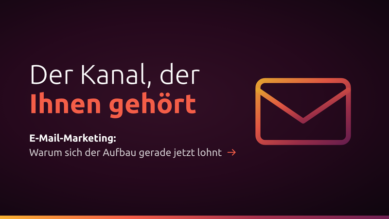 E-Mail-Marketing für den Mittelstand, Briefumschlag im profiMedien-Markenverlauf