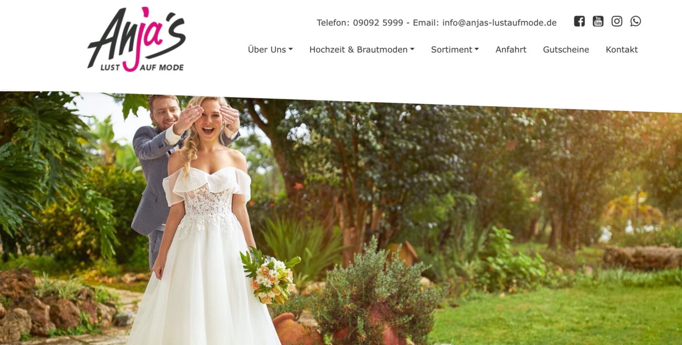 Referenz Neue Webseite mit Gutschein-Shop