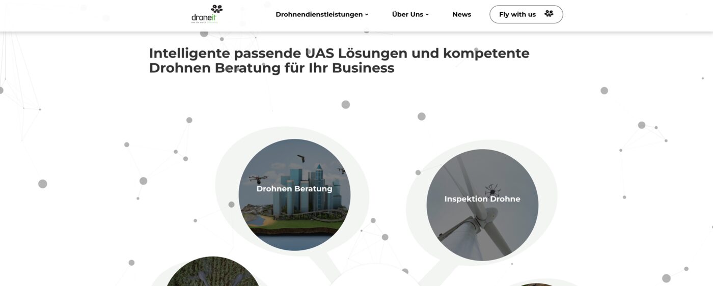 Referenz Realisierung einer animierten Webseite