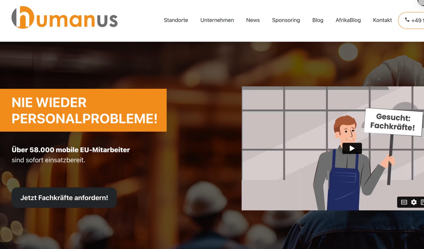 Referenz Neues CI Konzept für humanus Europe