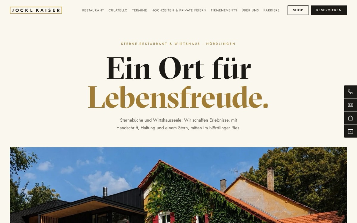 Sterneküche mit digitalem Ticket