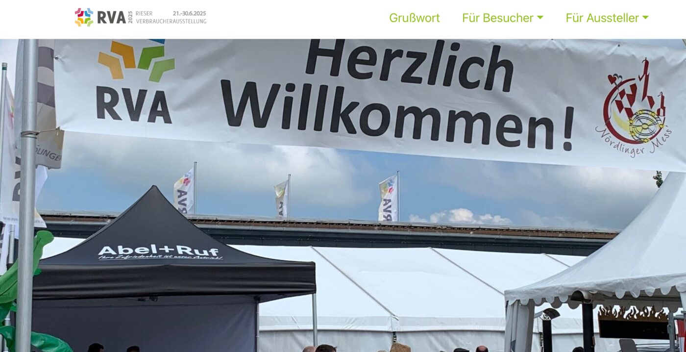 Referenz Digitalisierung der RVA für Aussteller
