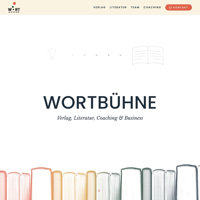 Verlag und Coaching auf einer Seite