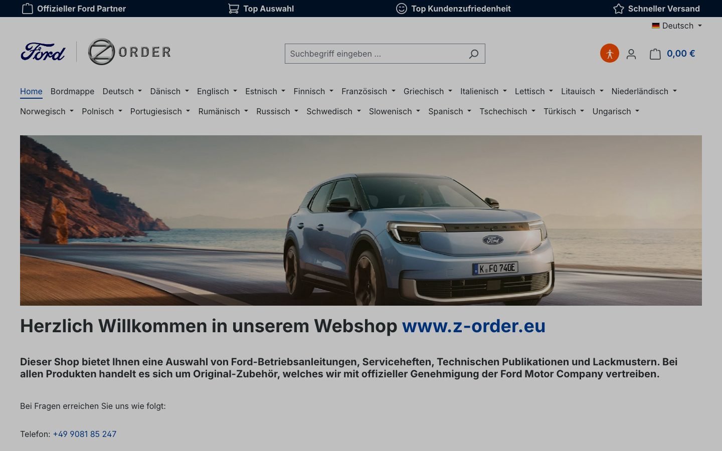 Ansicht am Rechner