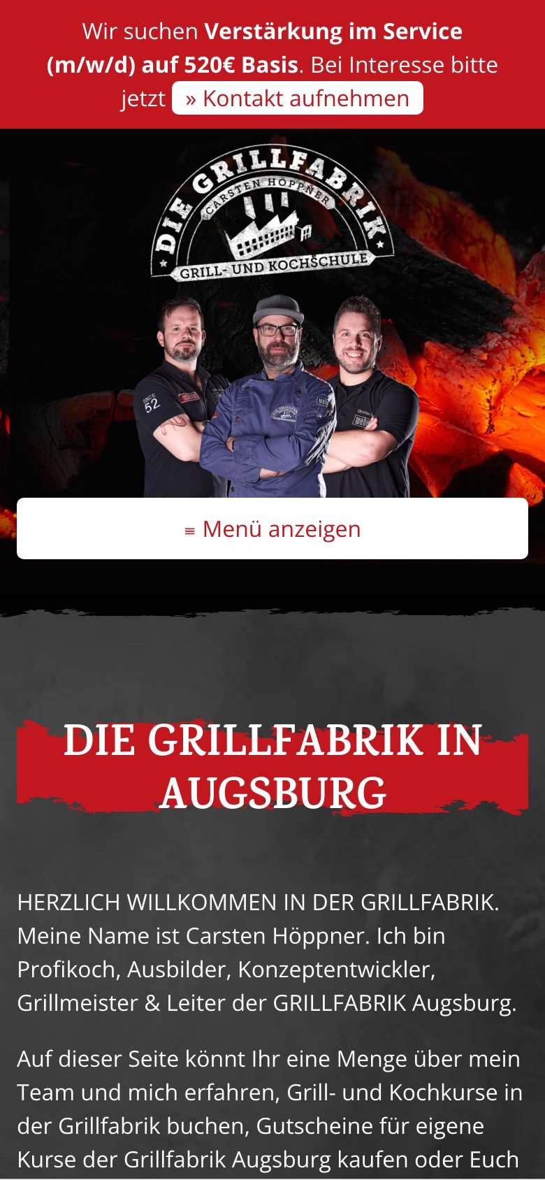 Ansicht am Telefon
