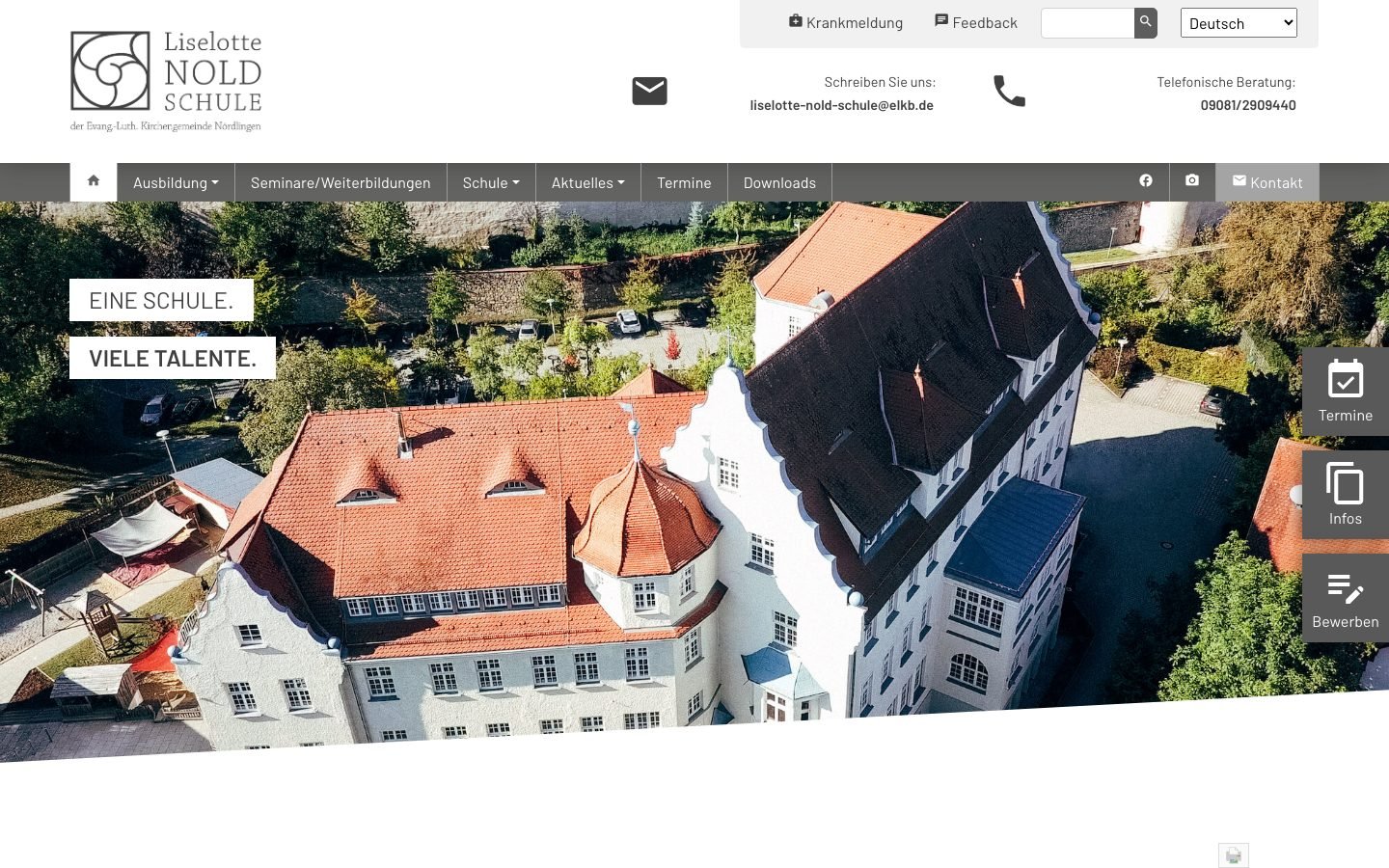 Ansicht am Rechner