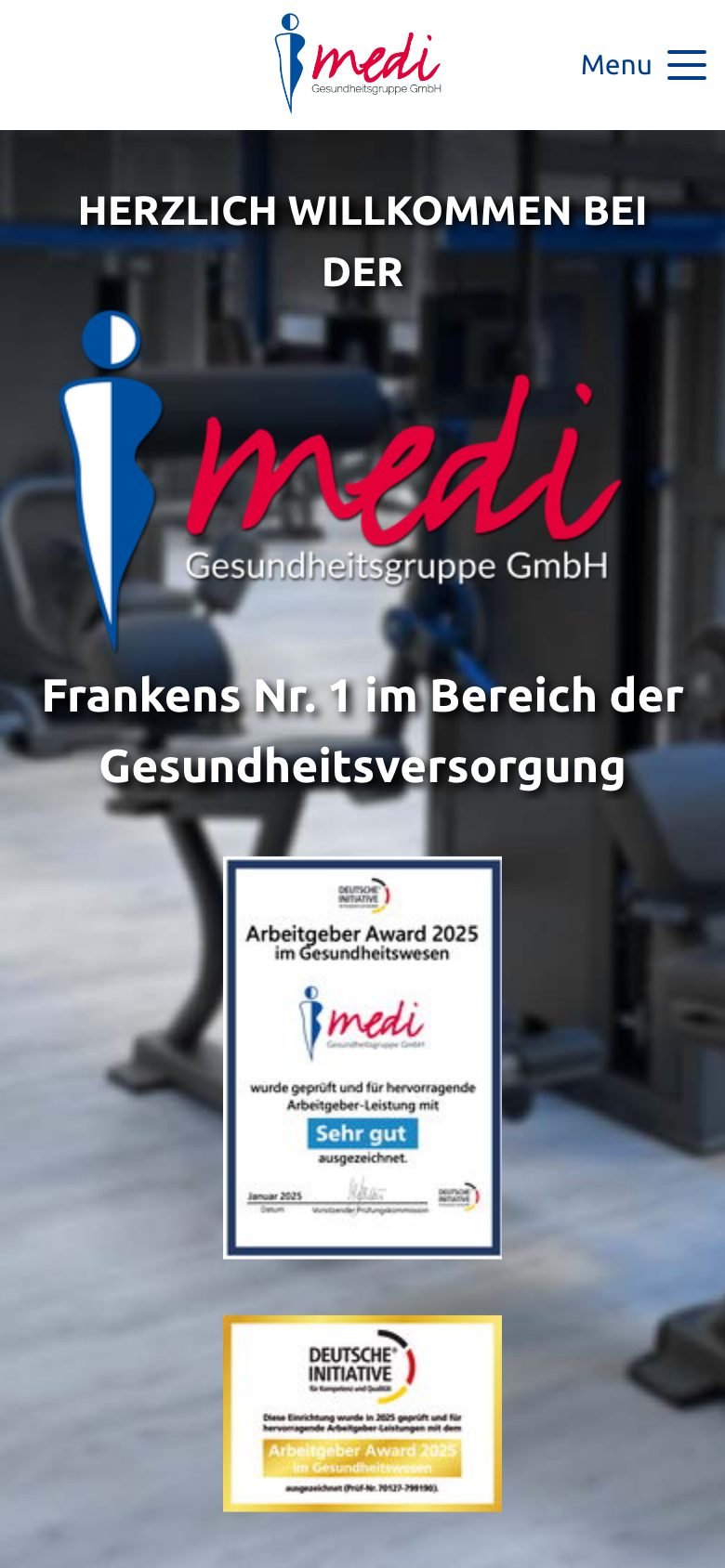 Ansicht am Telefon