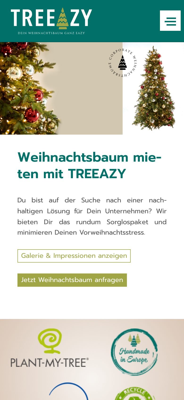 Ansicht am Telefon
