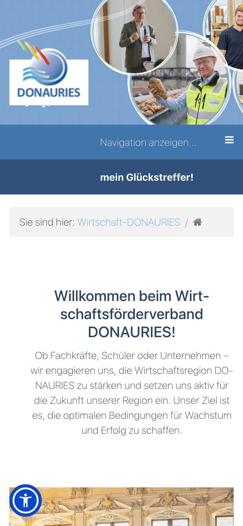 Ansicht am Telefon