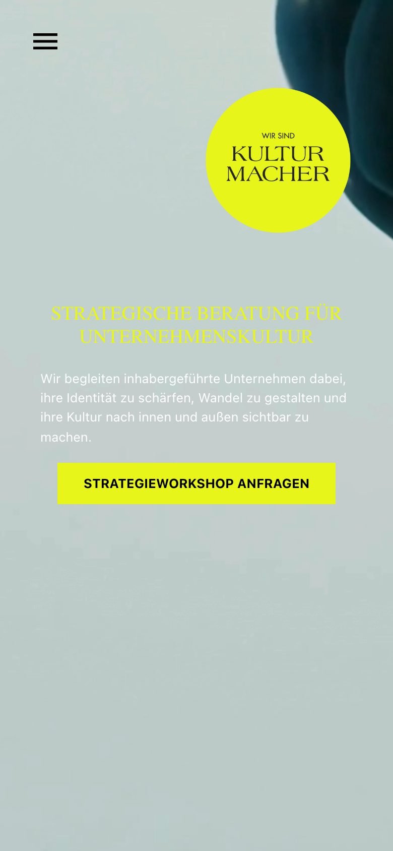 Ansicht am Telefon